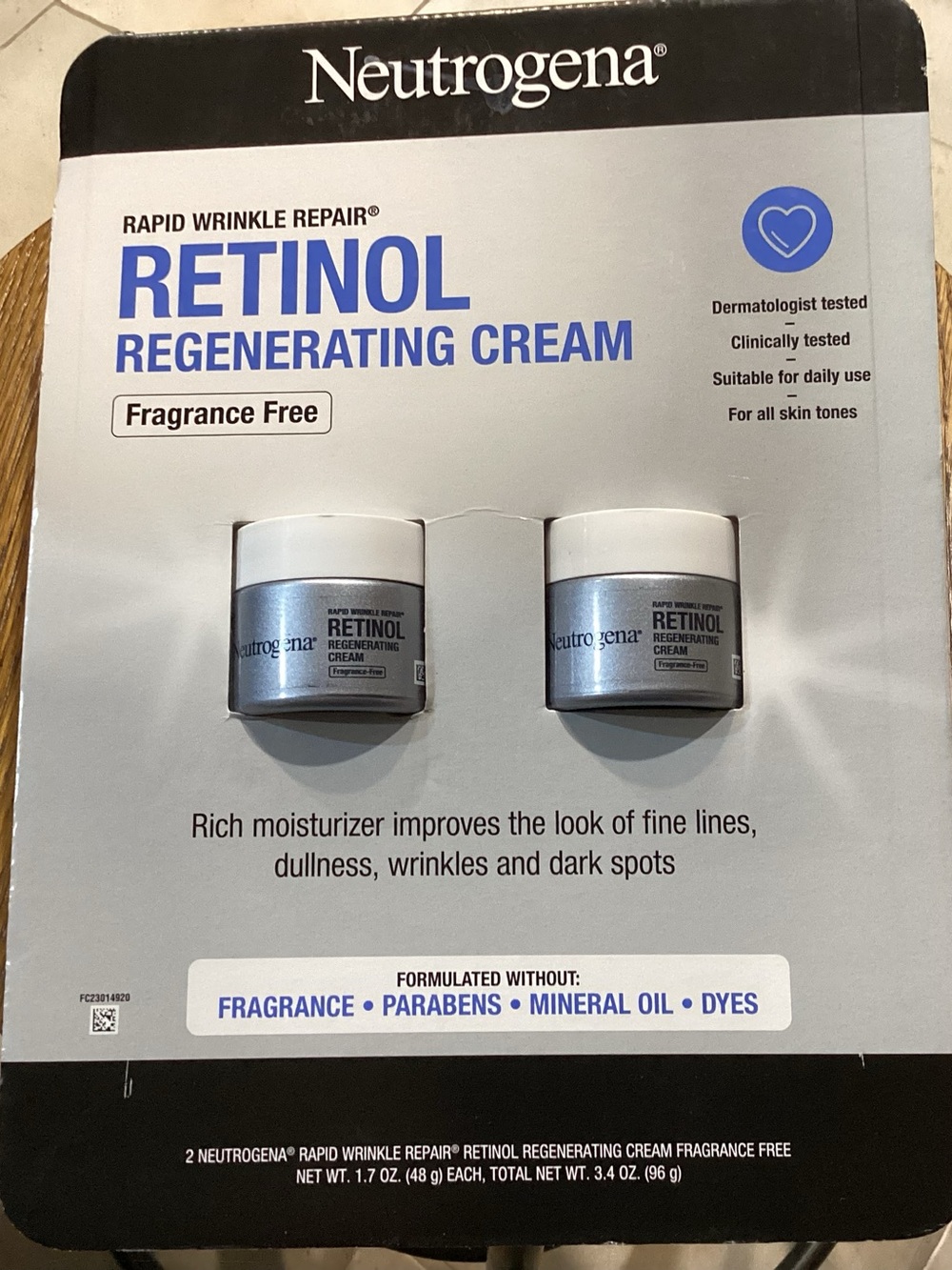 Neutrogena Retinol Regenerating Cream